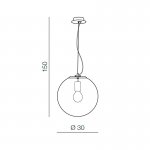 Подвесная люстра Azzardo Iris AZ3106