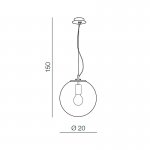 Подвесная люстра Azzardo Iris AZ3133