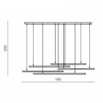 Подвесная люстра Azzardo Merlo AZ3184