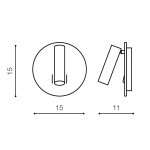 Настенный светильник Azzardo Faro AZ3204