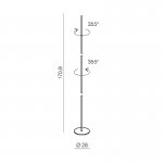 Торшер Azzardo Teta AZ3205