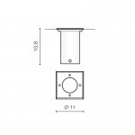 Уличный светильник Azzardo Hyde AZ3326