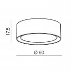 Потолочная люстра Azzardo Milo XL AZ3332