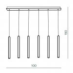 Подвесной светильник Azzardo Izolda AZ3340