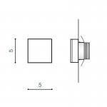 Встраиваемый светильник Azzardo Oz AZ3374