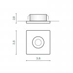 Встраиваемый светильник Azzardo Fill AZ3377