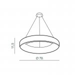 Подвесная люстра Azzardo Sovana AZ3450