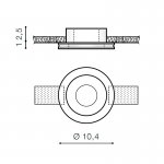 Встраиваемый светильник Azzardo Hera AZ3464