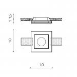Встраиваемый светильник Azzardo Hera AZ3466