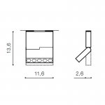 Накладной светильник  Azzardo Leon AZ3489
