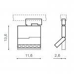 Трековый светильник Azzardo Leon AZ3491