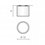 Накладной светильник  Azzardo Eco Alix AZ3495
