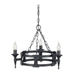 Люстра Natural concept SAX3 BLK SAXON