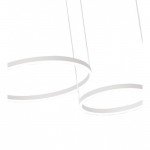 08219,01PA Подвес диммируемый Тор белый w90*60(d40+60) h150 Led 60W (4000K) Kink light