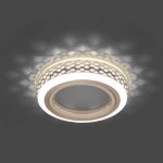 Светильник Gauss Backlight BL083 Кругл. Белый/Белый, Gu5.3, 3W, LED 3000K (BL083)