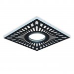 Светильник Gauss Backlight BL126 Квадрат. Черный, Gu5.3, 3W, LED 4000K (BL126)