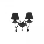 Светильник бра Ideal lux BLANCHE AP2 NERO (111889)