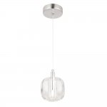 Светильник Crystal lux BOX SP1 CHROME/TRANSPARENT