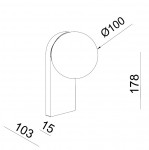Бра Italline DE-317 gothic 