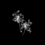 Бра декоративное «Цветы» 4W