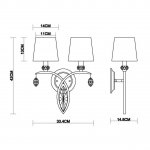 Бра Vele Luce Boccaccio VL1266W02