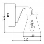 Светильник бра Vele Luce Fedele VL1365W01