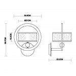 Бра Vele Luce Umberto VL1245W01