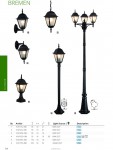 Уличный светильник Arte lamp A1115SO-1BK Belgrade