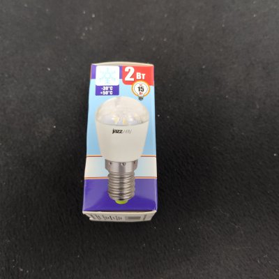 

Светодиодная лампа для холодильника E14 2W 4000K 60*30мм Jazzway