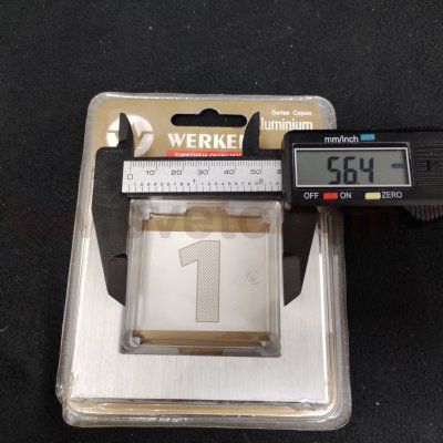 Рамка на 1 пост (алюминий) Werkel WL11-Frame-01