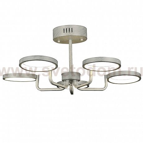 Люстра HIPER H820-2 LED 5*9Вт 3000K BRUSH WHITE Ring