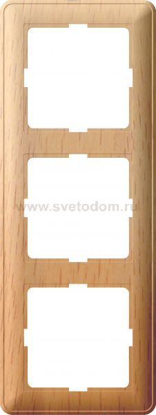 Рамка Wessen 59 трехместная бук (KD-3-88)