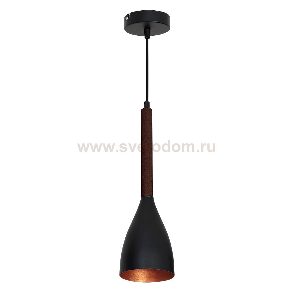 Luminex MUZA BLACK/GOLD DARK WOOD 9159 потолочный светильник