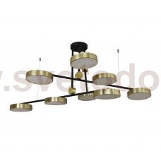 07647-8,20(3000-6000K) Люстра Рапис бронза w150*150 h65 LED 8*12W (3000-6000K) Kink light