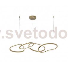 07609-4A,33 Подвес Сена золото w100*25 (размер колец w28*25) h120 Led 36W (3000K) Kink light