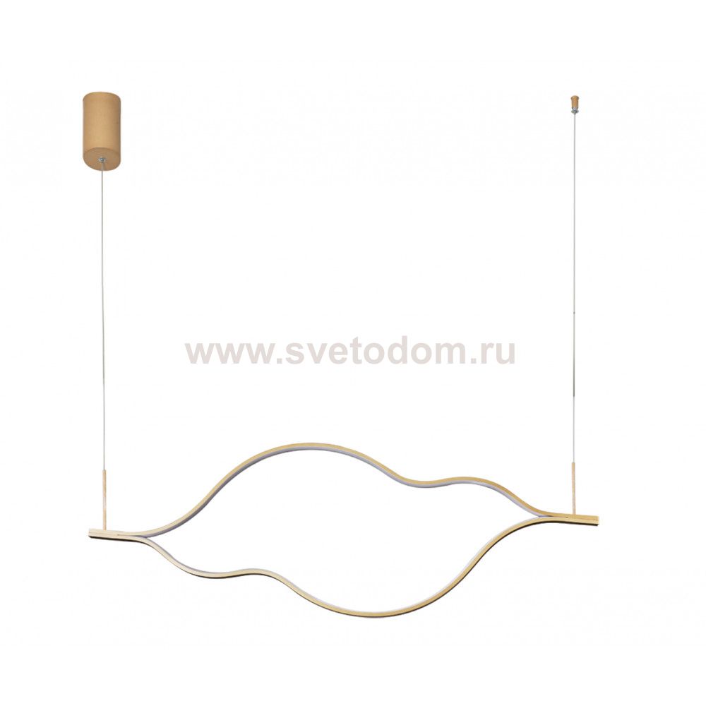 08258-140,33P Подвес Линн матовое золото w140*3 h200 Led 50W (3000K) Kink light