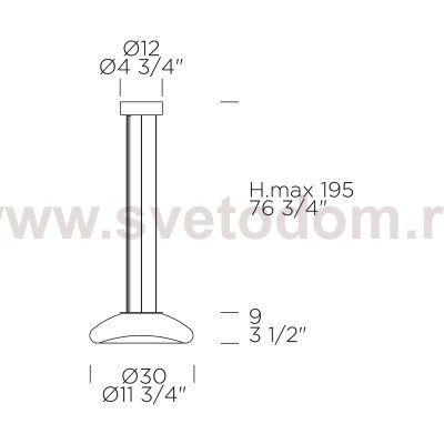 Подвесной светильник KEYRA 30 S LED