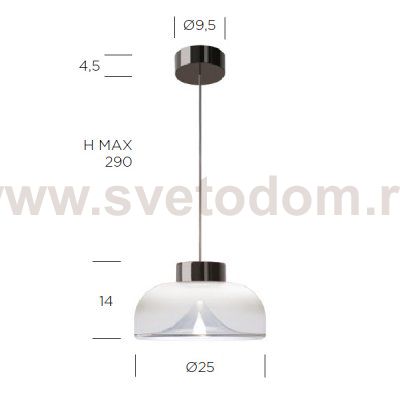 Подвесной светильник Aella Mini 25 S Clear