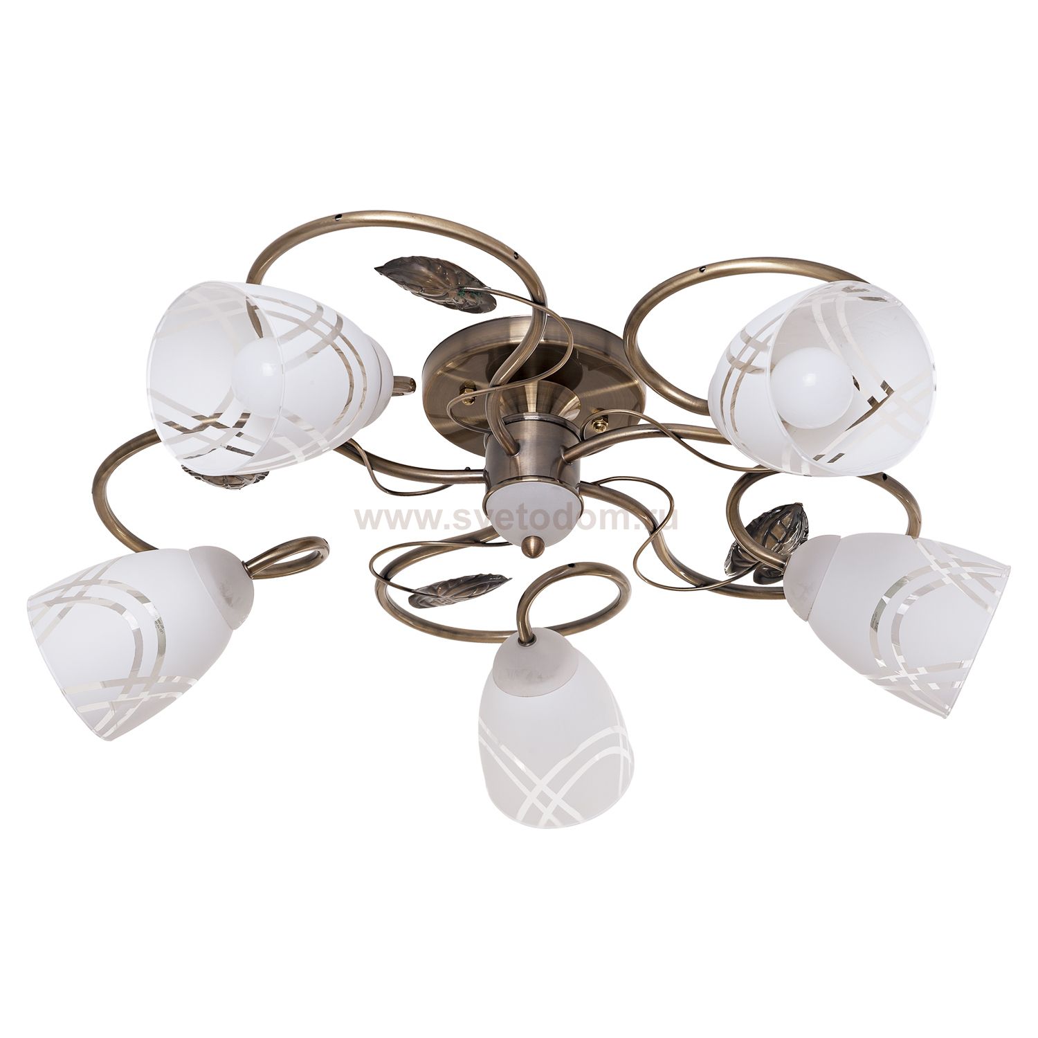 Люстра классическая Экономсвет 0010/5AB WT