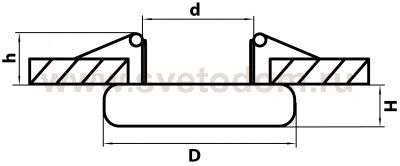 Светильник встраиваемый Lightstar 2752 Infanta