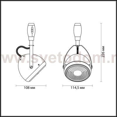 Светильник для гибкого трека Odeon light 3803/1 GRAFFITO