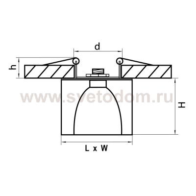 Светильник Lightstar 004146R META