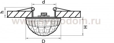Светильник встраиваемый Lightstar 4180 BOTTO