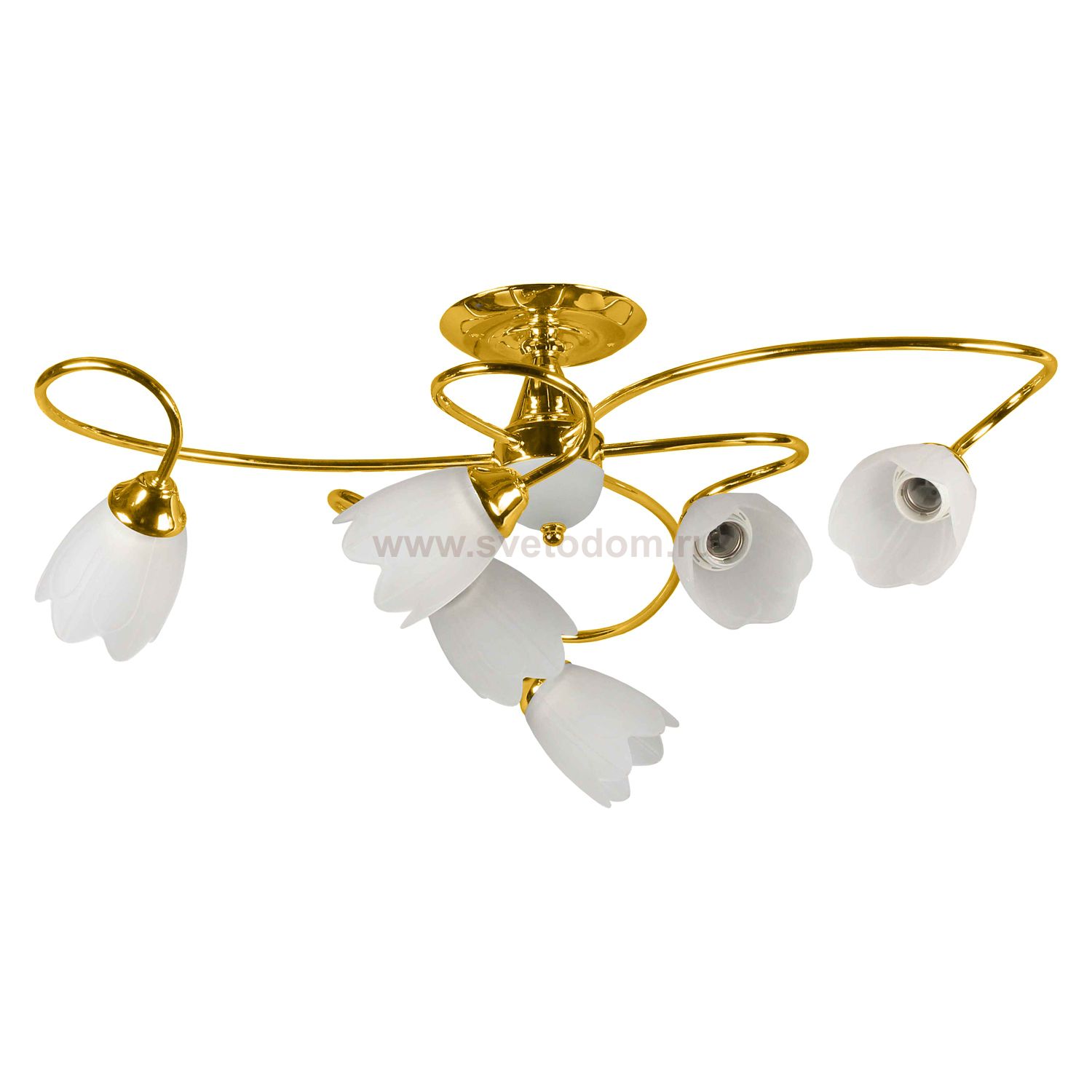 Люстра современная Экономсвет 004/3+3FG WT