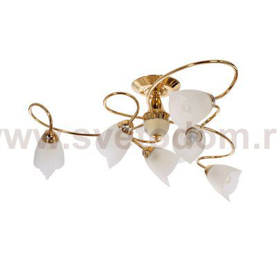 Потолочный светильник Экономсвет 004/3+3MIX(2CR+2FGD) WT