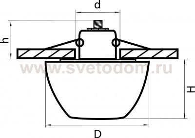 Светильник встраиваемый Lightstar 4334 Faseta