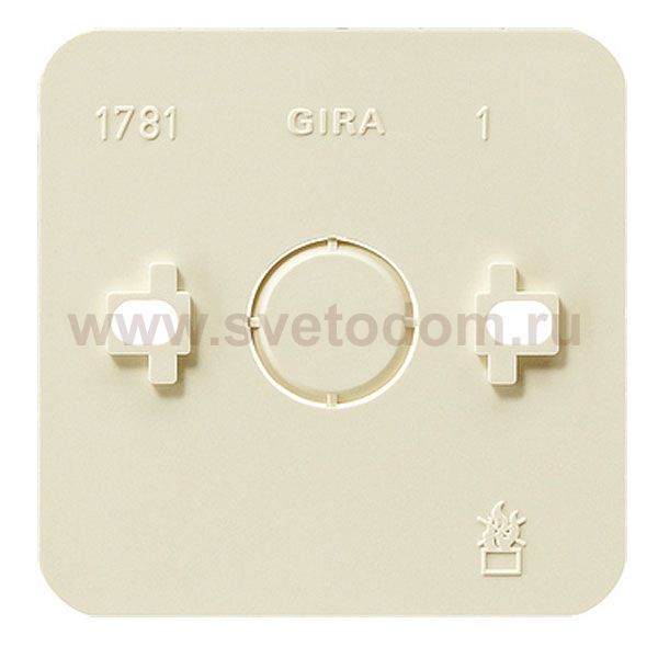 Gira Крем Монтажная панель одинарная (G008113)