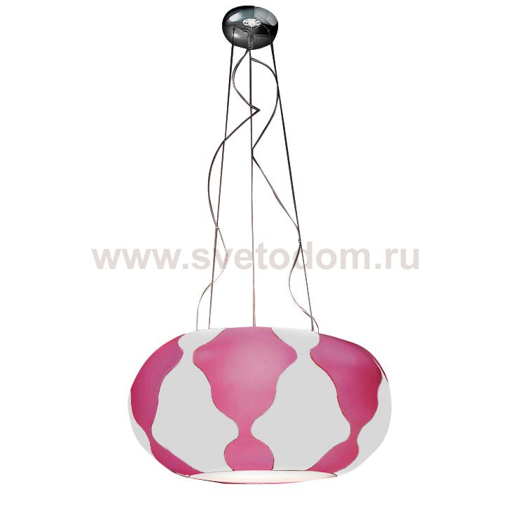 Подвесной светильник FLAN White/Fucsia