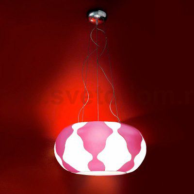 Подвесной светильник FLAN White/Fucsia