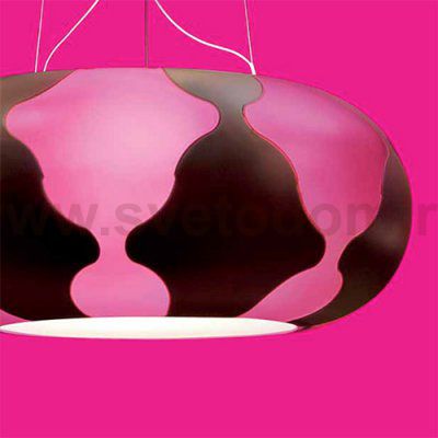 Подвесной светильник FLAN Fucsia/Marrone